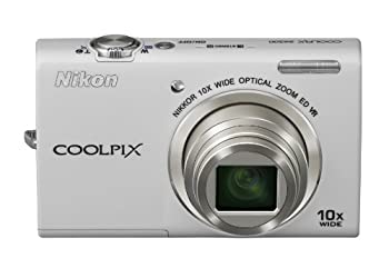 【中古-人並み外れたに好いたらしい】Nikon デジタル写真機 COOLPIX (クールピクス) S6200 自然的白いこと S6200WH
