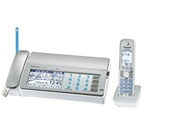 【中古-非常に良い】パナソニック おたっくす デジタルコードレスFAX 子機1台付き 1.9GHz DECT準拠方式 シルバー KX-PD701DL-S
