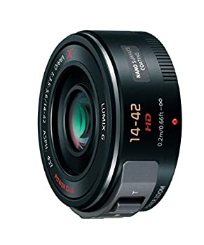 【中古-非常に良い】パナソニック 標準ズームレンズ マイクロフォーサーズ用 ルミックス G X VARIO PZ 14-42mm/F3.5-5.6 ASPH./POWER O.I.S. ブラック H-PS14042-K