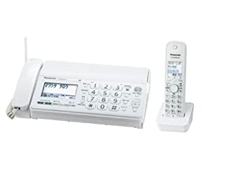 【中古-非常に良い】パナソニック おたっくす デジタルコードレスFAX 子機1台付き 1.9GHz DECT準拠方式 ホワイト KX-PD301DL-W