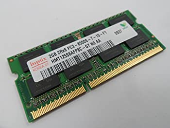 【中古-人並み外れたに好いたらしい】 Hynix 204PIN パソコン3-8500 2GB SODIMM [HMT125S6AFP8C-G7]