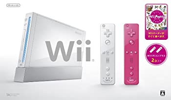 【中古-非常に良い】Wii本体(シロ) Wiiリモコンプラス2個、Wiiパーティ同梱 【メーカー生産終了】