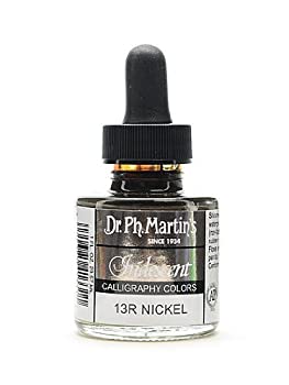 【中古-非常に良い】Dr. Ph. Martin's Iridescent Calligraphy Color, 1.0 oz, Nickel (13R)