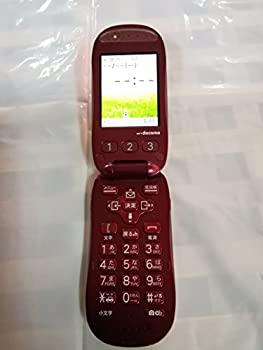 【中古-非常に良い】F-07A レッド 白ロム
