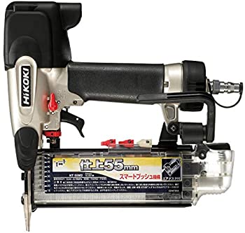 【中古-非常に良い】HiKOKI(ハイコーキ) 旧日立工機 仕上釘打機 釘足長(仕上釘15~55mm、超仕上釘15~50mm) NT55M2