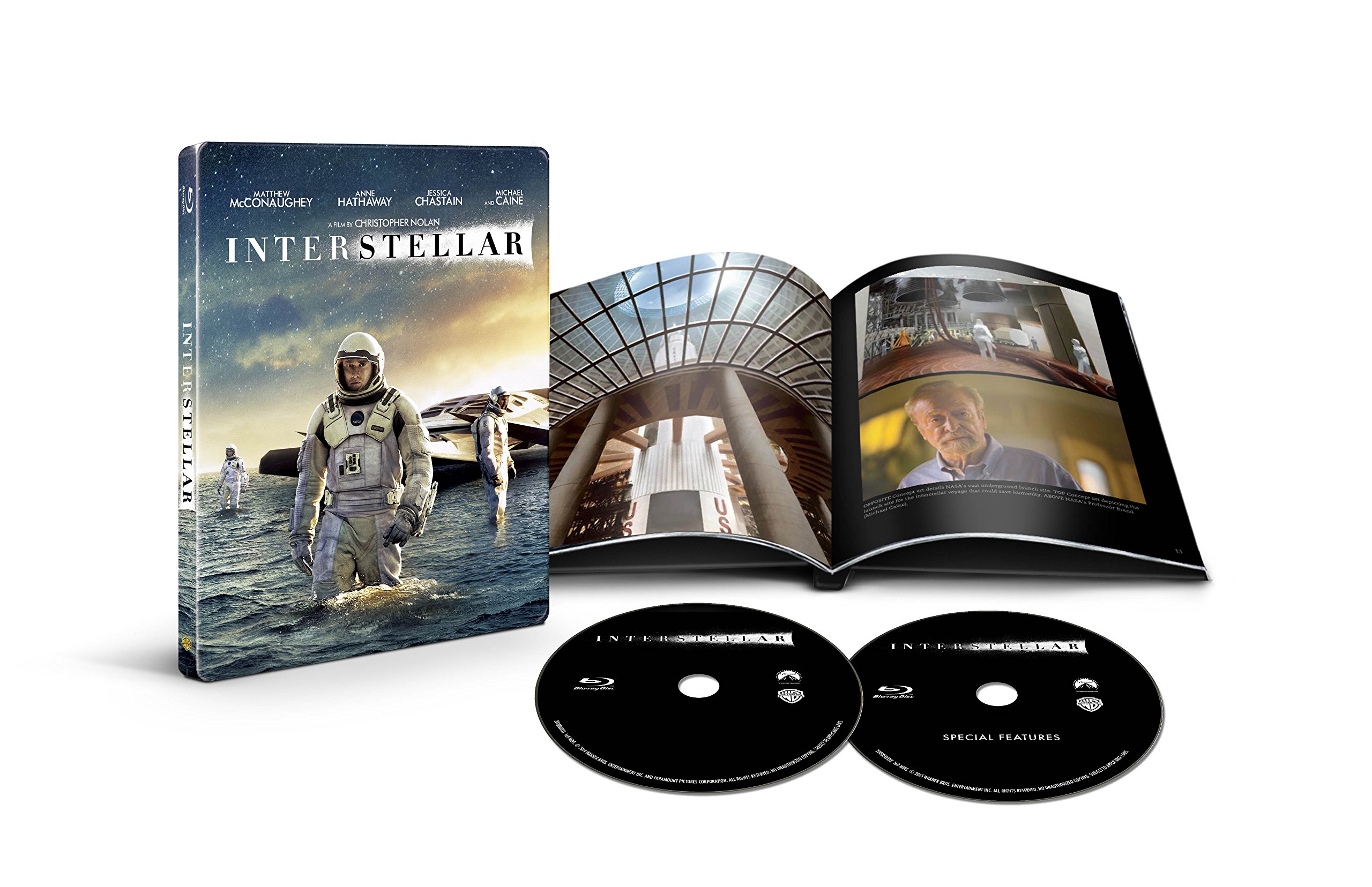 【中古-非常に良い】インターステラー ブルーレイ スチールブック仕様(2枚組/デジタルコピー付) [Blu-ray]｜IINEX