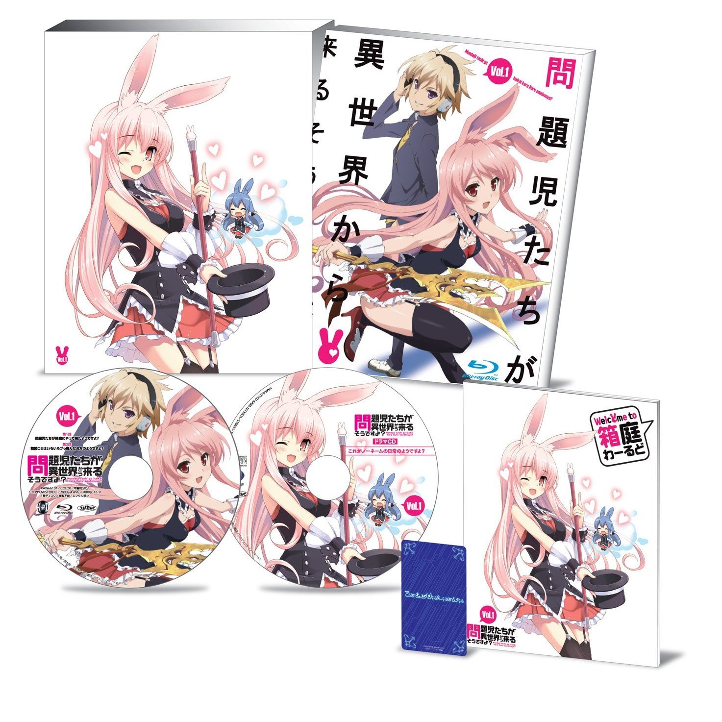 【中古-非常に良い】問題児たちが異世界から来るそうですよ? 全5巻セット [マーケットプレイス Blu-rayセット]｜IINEX