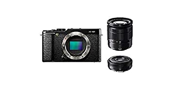 【中古】 FUJIFILM 富士フイルム ミラーレス一眼 X-M1 ダブルレンズキット F X-M1B/1650/27KIT