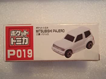 【中古】 ポケット トミカ (TOMICA) P019 mitsubishi pajero パジェロ ホワイト