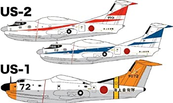 【中古】プラッツ 1/300 海上自衛隊飛行艇 US-2/US-1 (2機セット) (PF-18) プラモデル