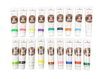 【中古】ターナー色彩 アクリル絵具 布えのぐ18色セット NU02018C 20ml(6号)