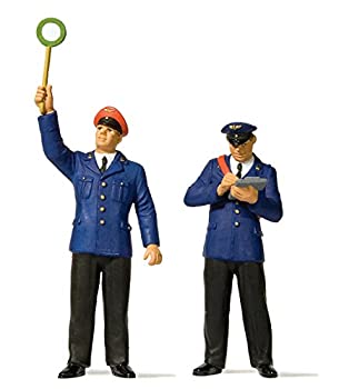 【中古】プライザー 鉄道管制官と車掌 塗装済完成品 1/22.5スケール 44920