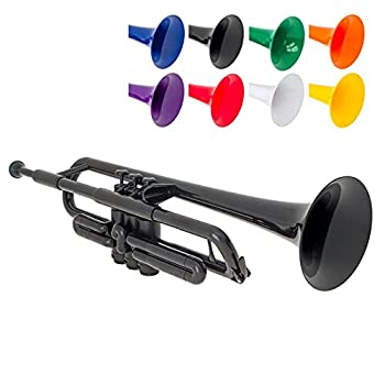 【中古】 pInstruments ピーインストゥルメンツ プラスチック製管楽器 トランペット pTrumpet ブラック PTRUMPET1BLK｜IINEX