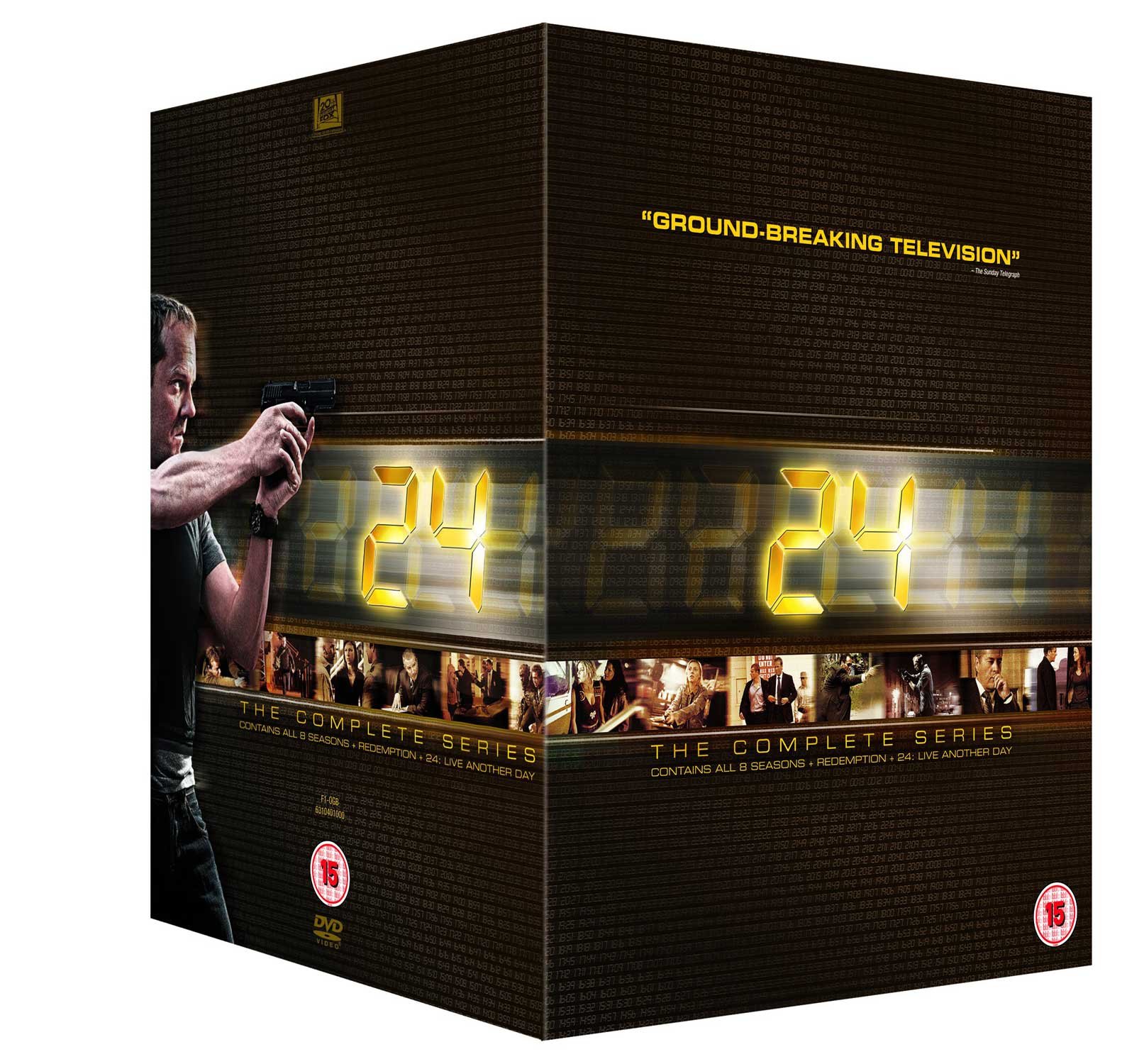 【中古】24 Complete BOX (Season 1-8 + Redemption + Live Another Day)[DVD PAL](Import)｜IINEX