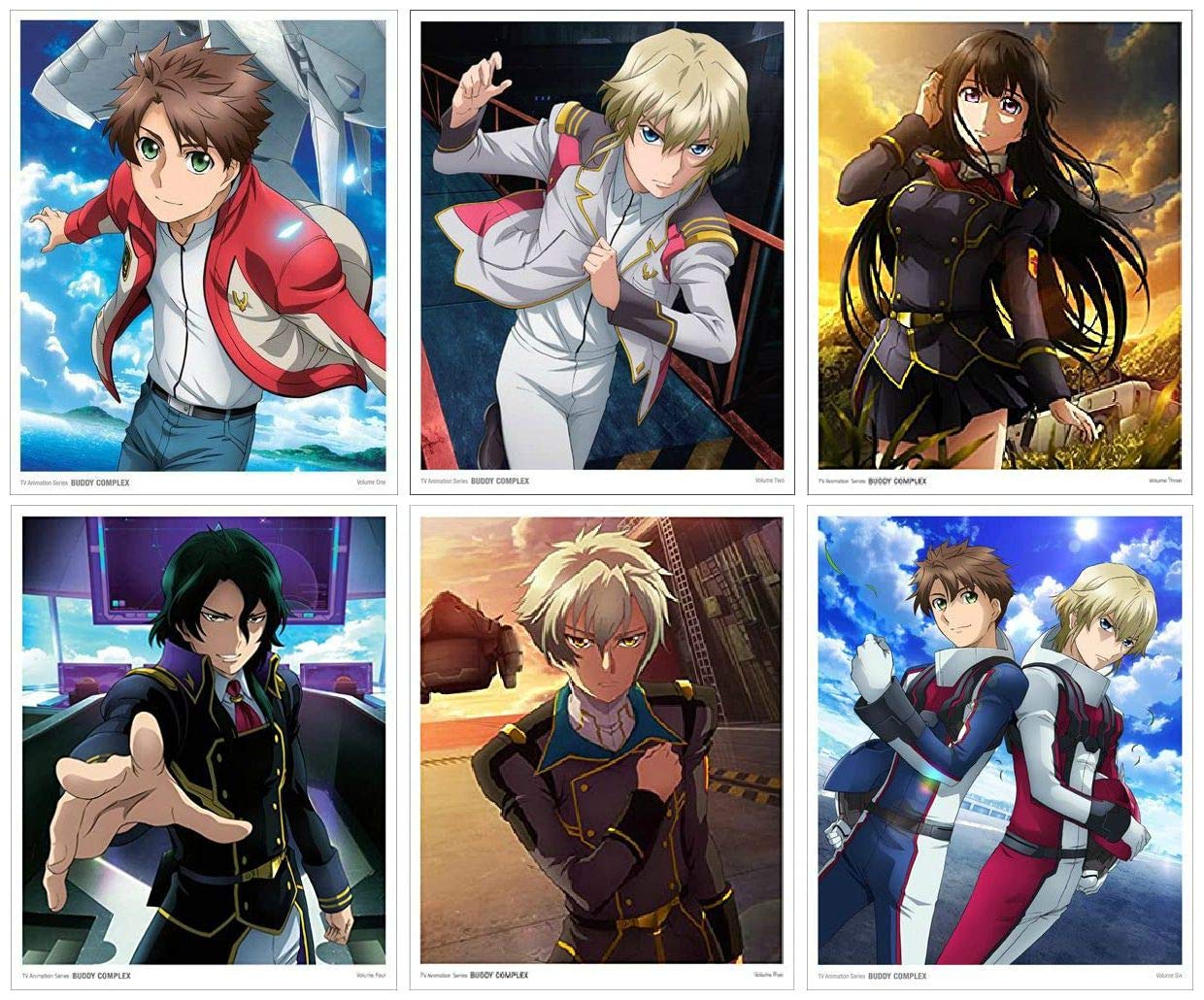 【中古】バディ・コンプレックス (限定版) 全6巻セット [マーケットプレイス Blu-rayセット]｜IINEX