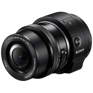 【中古】 ソニー SONY レンズスタイルカメラ ILCE-QX1 パワーズームレンズキット E PZ 16-50粍 F3.5-5.6 OSS 黒いこと ILCE-QX1L BQ