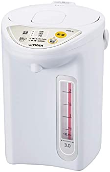 【中古】 タイガー魔法瓶(TIGER) マイコン電気ポット 保温機能 節電タイマー 3L アーバンホワイト PDR-G300-WU｜IINEX
