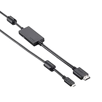 【中古】 ELECOM エレコム MHL3.0変換ケーブル 3.0m ブラック MPA-MHL3HD30BK|IINEX