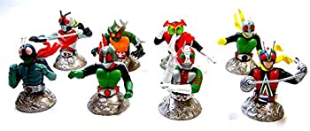 【中古】 森永製菓 仮面ライダー 高名さの馬乗り 上半身特別 全8種 (並大抵7種＋ないしょ事1種)