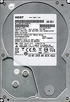 【中古】 HGST HUA722010CLA330 P/N 0F11387 MLC JPT3HC 1結核症