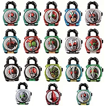 【中古】 平成ライダー対昭和ライダー 仮面ライダー大戦feat.スーパー戦隊 サウンドロックシードシリーズ カプセルロックシード 昭和ライダー伝説セット｜IINEX
