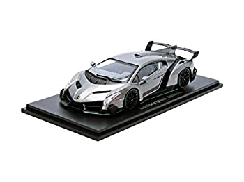 【中古】京商オリジナル 1/43 ランボルギーニ ヴェネーノ グレー/グリーンライン 完成品|IINEX