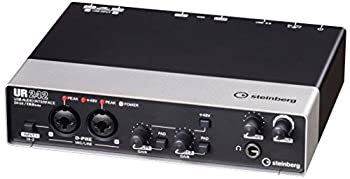 【中古】スタインバーグ Steinberg 4x2 USB2.0 オーディオインターフェース UR242 インターネット配信に便利な機能搭載 ヘッドホン端子付き 音楽制作アプ