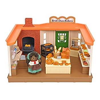 【中古】シルバニアファミリー お店 森の焼きたてパン屋さん 29.5×17.5×25.4cm ミ-80