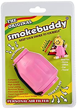【中古】 (スモークバディ) smokebuddy 煙 匂い 消臭フィルター オリジナルサイズ ピンク キャラクター キーチェーン付