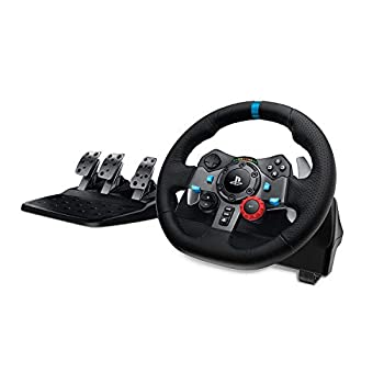 【中古】 Logicool G ハンコン G29 ステアリング コントローラー PS5 PS4 PC レーシング ゲーム ハンドル ドライビングフォース ステッカー付 LPRC-15000|IINEX