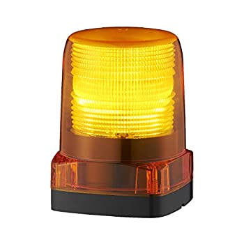 【中古】 パトライト LEDフラッシュ表示灯AC100 120 200 230V(50Hz 60Hz)黄 LFH-M2-Y|IINEX