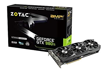 【中古】 ZOTAC GTX 980 Ti AMP Edition グラフィックスボード NVIDIA GeForce GTX 980Ti VD5748 ZTGTX98TI-6GD5AMP01