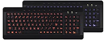 【中古】 iMBAPrice 大きな書体刷り上げる USB LED うしろ側ともし火付き添い人鍵盤 オレンジ色および青 (- LOB - BKB)