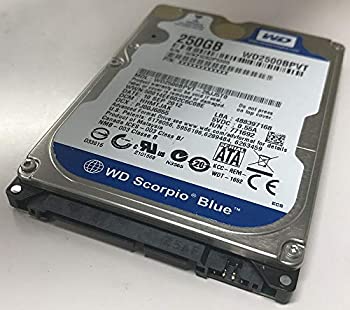 【中古】 WD2.5HDD WD2500BPVT (250GB 5400rpm S-ATA) WD Blue|IINEX