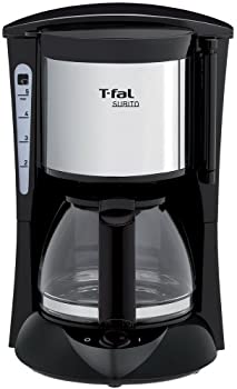 【中古】 T-fal ティファール コーヒーメーカー スビト ペーパーレスフィルター メタリックノワール CM1518JP｜IINEX