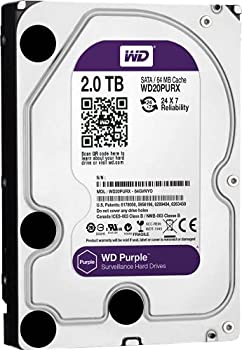 【中古】 Western Digital HDD 内蔵固定ディスク 3.5in 2肺結核 Western Digital Purple 監督すること写真機用 WD20PURX intelliPower