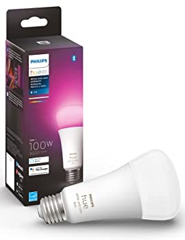 【中古】 Philips Hue (フィリップスヒュー) スマート電球 LED電球 E26 100W形相当 アレクサ対応 フルカラー 照明 ライト ランプ 調光 Alexa Echo Google H