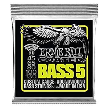 【中古】【正規品】 ERNIE BALL 3836 ベース弦 5弦 (45-130) 5-STRING COATED REGULAR SLINKY BASS コーテッド・レギュラー・スリンキー・ベース 10,284円