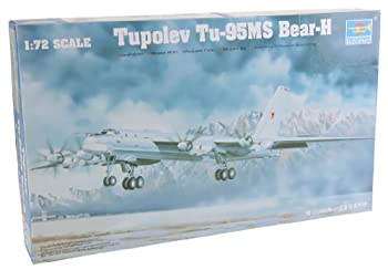 【中古】トランペッター 1/72 ツポレフ Tu-95MSベアーH プラモデル