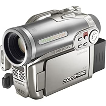【中古】HITACHI 変わり種ヴィデオディスク写真機 DZ-HS303 Wooo 三鞭酒しろがね色 DZ-HS303-S