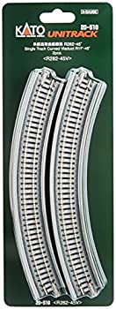 【中古】KATO Nゲージ 単線高架曲線線路 R282-45° 2本入 20-510 鉄道模型用品