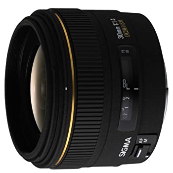 【中古】SIGMA 単焦点標準レンズ 30mm F1.4 EX DC HSM シグマ用 APS-C専用｜IINEX