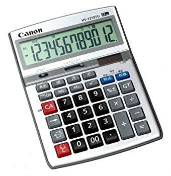 【中古】【輸入･日本仕様】CANON 卓上電卓千万単位シリーズ 12桁 HS-1210TU