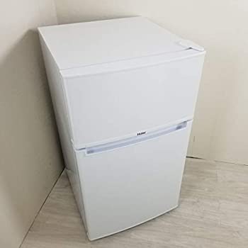【中古】ご機嫌アール 85L 2部屋の入り口電気冷蔵庫（直冷式）白いこと【右車のドア】Haier JR-N85B-W