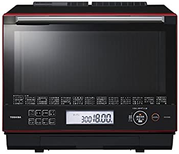 【中古】 東芝 スチームオーブンレンジ 30L グランレッドTOSHIBA オーバーヒート湯煙オーヴン範囲 石窯学生寄宿舎 ER-SD3000-R