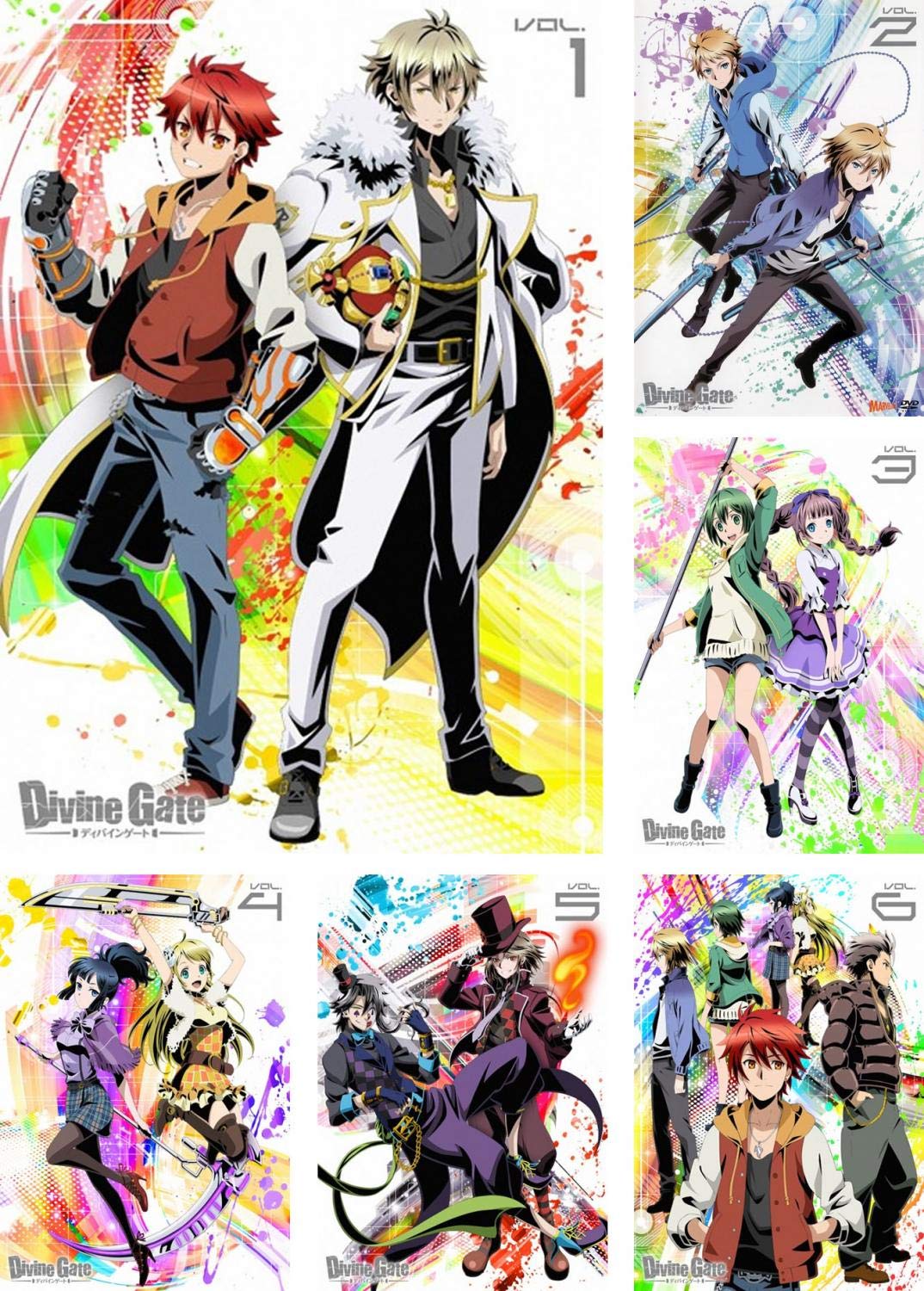 【中古】Divine Gate ディバインゲート [レンタル落ち] 全6巻セット [マーケットプレイスDVDセット商品]