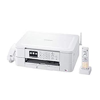 【中古】茶飲み友だち 印刷機 A4 インクジェット練り合わせる機 MFC-J738DN FAX 電話 子機1台付き添い人 無線電話ローカルエリアネットワーク