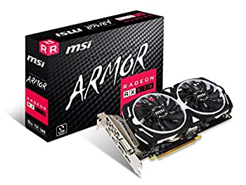 【中古】 MSI Radeon RX 570 ARMOR 8G グラフィクスゲーム盤 VD6851