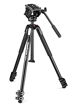 【中古】 Manfrotto マンフロット MVK500190AHビデオ雲台+MT190X3アルミ三脚 三脚 MVK500190X3|IINEX