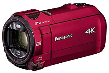【中古】 Panasonic パナソニック 4K テレビカメラ VX992M 64GB 光学20倍望遠レンズ アーバンレッド HC-VX992M-R